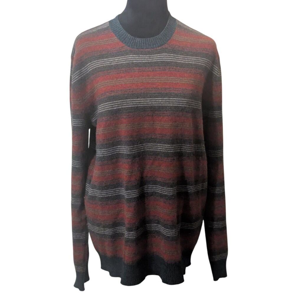 Vintage Patagonia 100% Cashmere Striped Crewneck Sweater Men's Medium Gorpcore